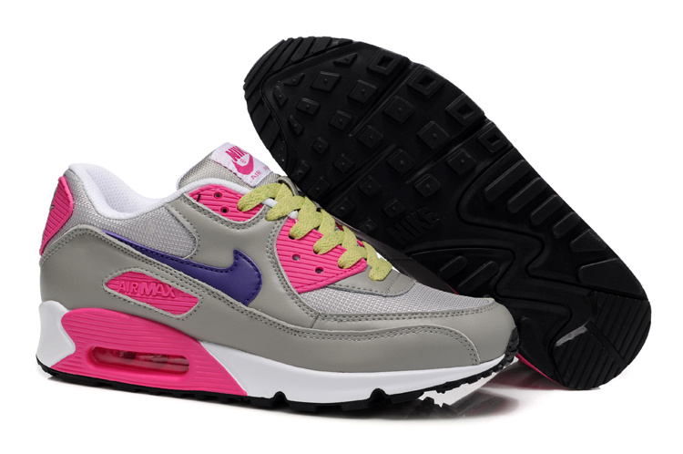 Nike Air Max Shoes Womens Gary/Pink/Purple Online